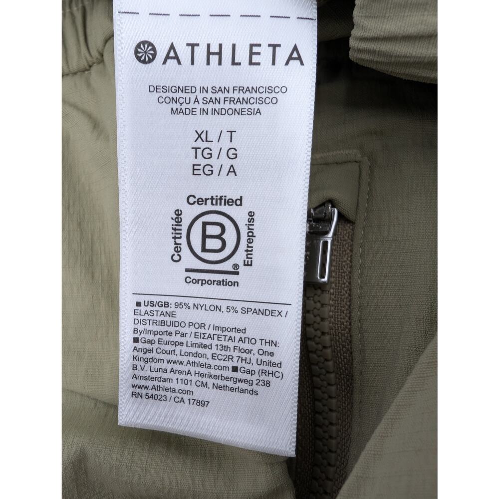 Athleta Trekkie North High Rise XL Tall NWT (Olive Green) - Picture 3 of 12